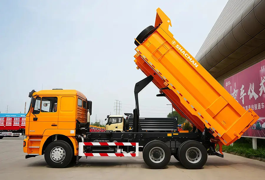 CAMION BENNE SHACMAN F2000 6X4
